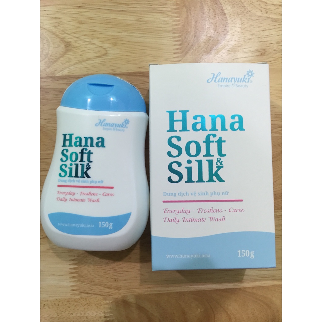 [CHÍNH HÃNG 100%] DUNG DỊCH VỆ SINH PHỤ NỮ HANA SOFT SILK HANAYUKI 150g