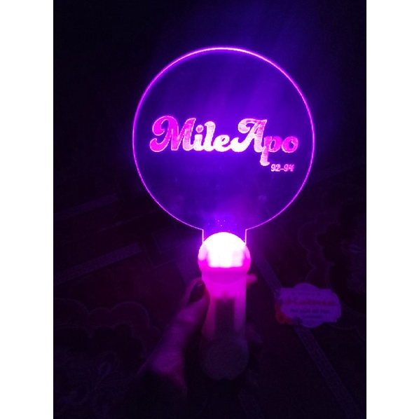 Lightstick MileApo khắc theo yêu cầu