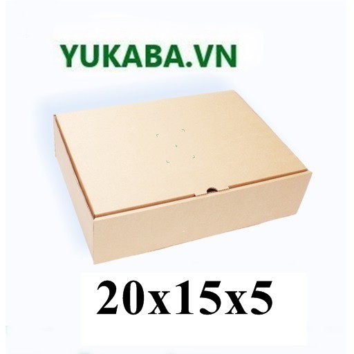 Combo 20 hộp carton nắp gài size 20x15x5