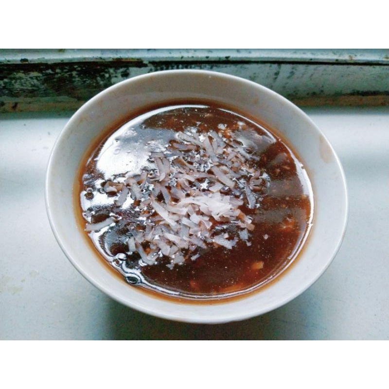 Chè đâu đỏ dừa sợi