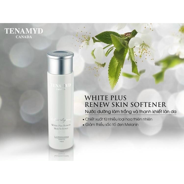 Nước dưỡng trắng mịn da TENAMYD  White Plus Renew Skin Softener 140ml