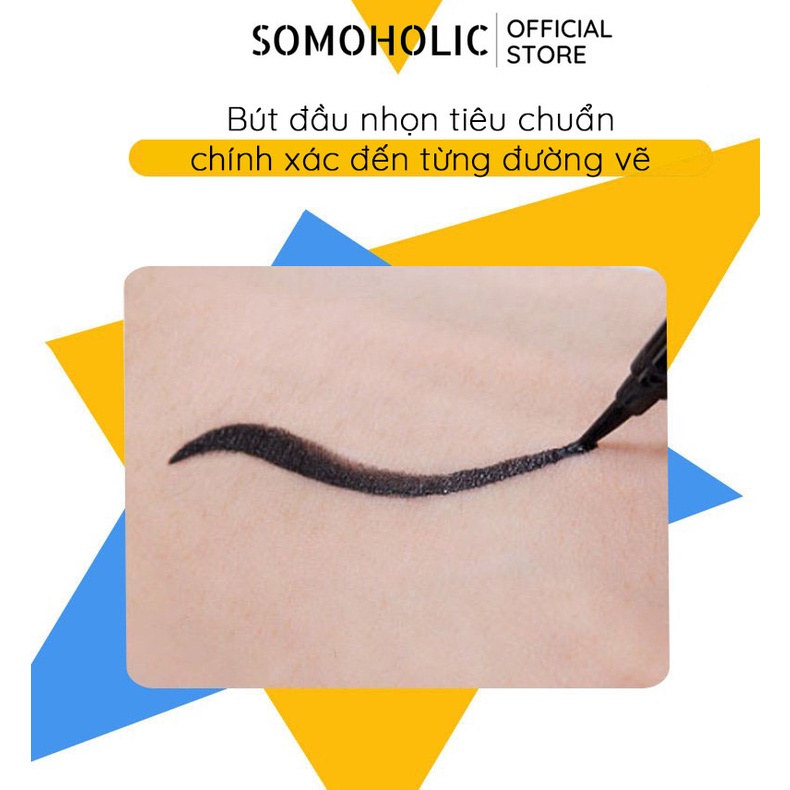 Bút Kẻ Mắt Eyeliner Suake Màu Đen Sắc Nét Lâu Trôi Dễ Vẽ Somoholic ELN4