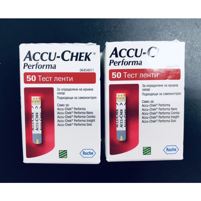 Que đường huyết Accu-Chek Performa (Hộp 50que)