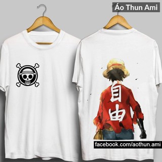 ⚡️FREESHIP⚡️Áo Thun In 2 Mặt Hình Luffy Cực Đẹp