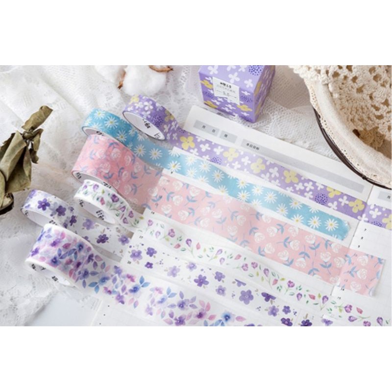 Set 3 cuộn băng dính washi tape 1439