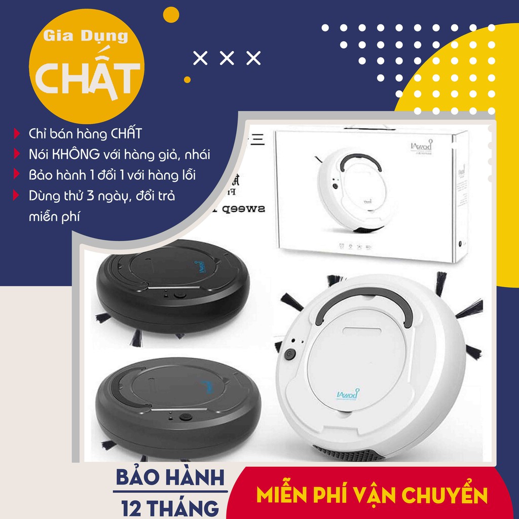 [Hàng Chính Hãng] Robot hút bụi lau nhà BOWAI thông minh, Robot hút bụi Bowai - Bảo Hành 12 Tháng