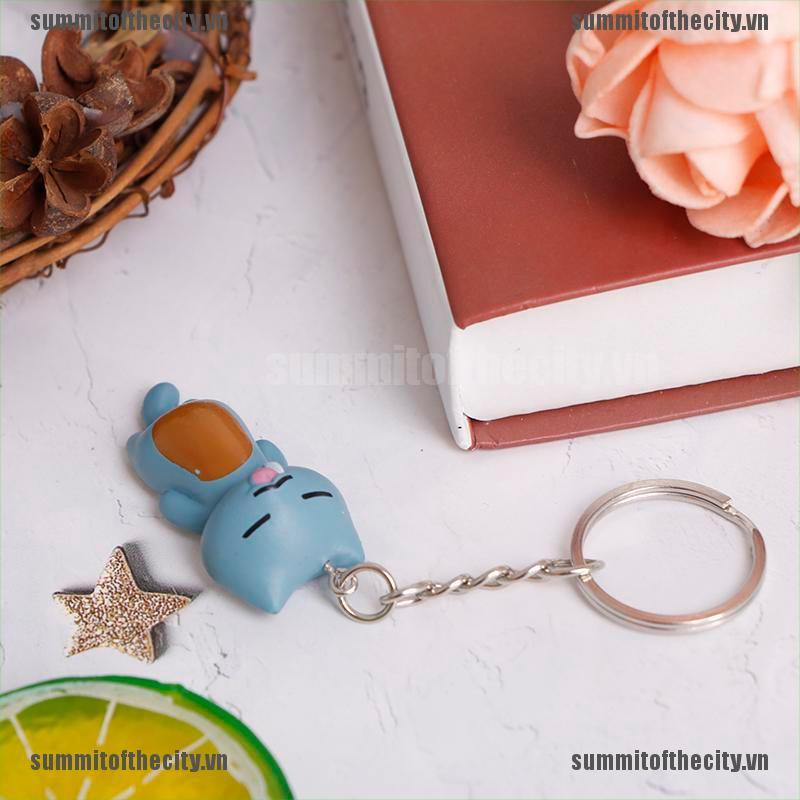 Móc Khóa Hình Mèo May Mắn Thời Trang