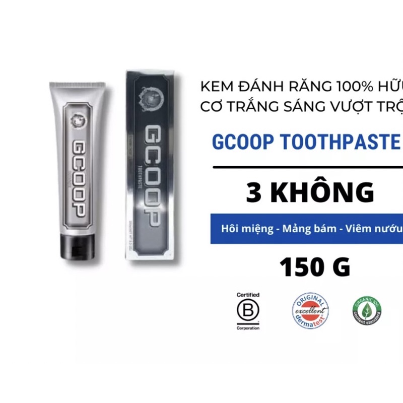 Kem đánh răng GCOOP Hàn Quốc 150g