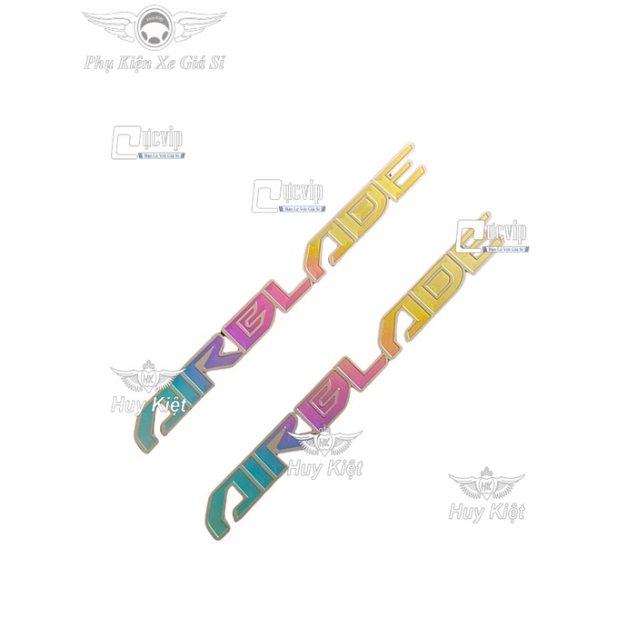 Cặp Tem Chữ AirBlade Titan Điện Phân MS4332