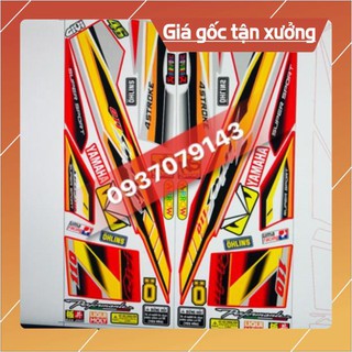 Ten rời xe sirius dán xe đỏ sản phẩm như hình 100%