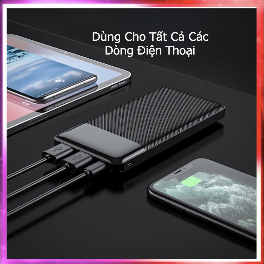 [Bh 12Th] Sạc Dự Phòng Hoco J72 10.000mah CHÍNH HÃNG Có Tích Hợp Đèn Led Pin Sạc dự Phòng Dự Phòng-Bơ Bư