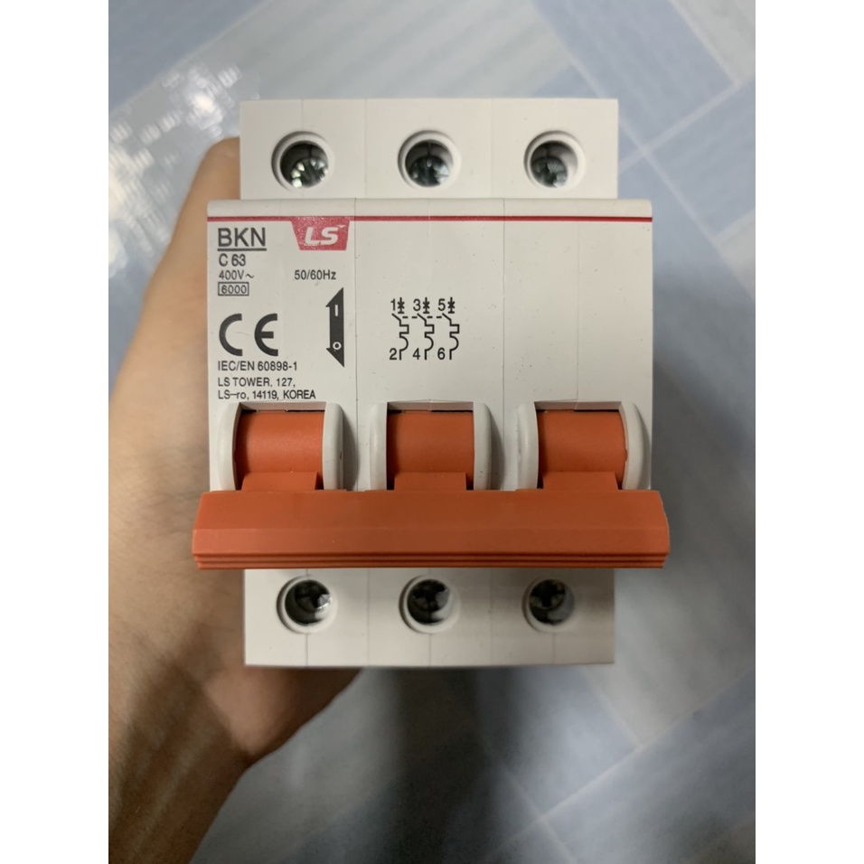 CB TÉP, CẦU DAO TỰ ĐỘNG LS 3 PHA 6-10-16-20-25-32-40-50-63A