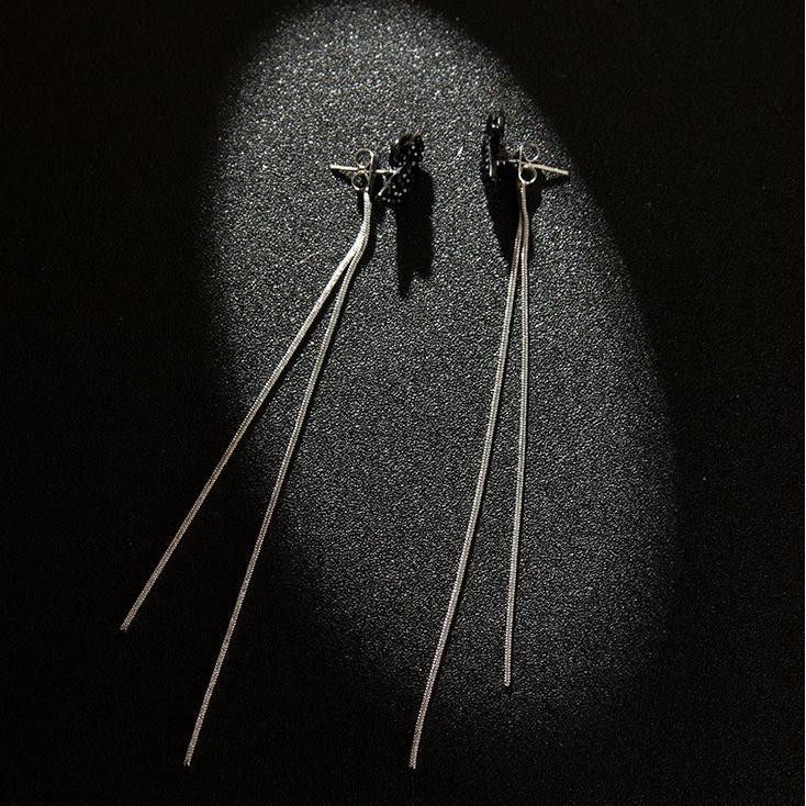 Khuyên tai THIÊN NGA THẢ DÂY bông tai nữ Địch Lệ Nhiệt Ba Triệu Lệ Dĩnh phụ kiện thời trang