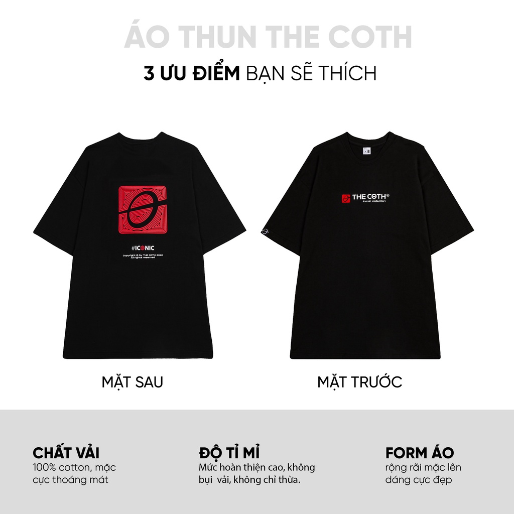 Áo thun unisex Labyrinth Logo Tee, nam nữ mặc cực mát mẻ form rộng thoải mái Thương Hiệu The Coth AT2U0605