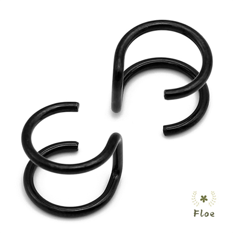 Floe Women Cartilage Ear Cuff Clip Wraps Steel