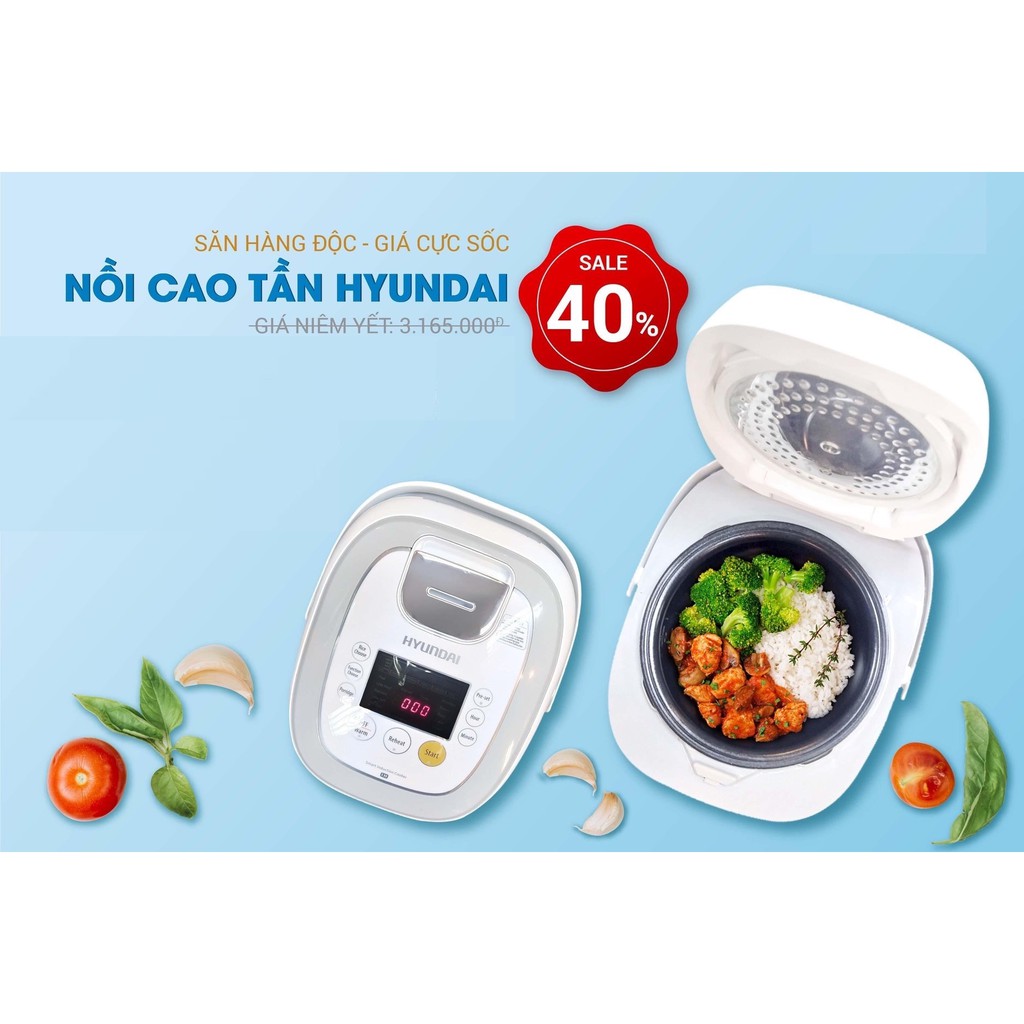 Nồi cơm điện cao tần Huyndai chính hãng Hàn Quốc