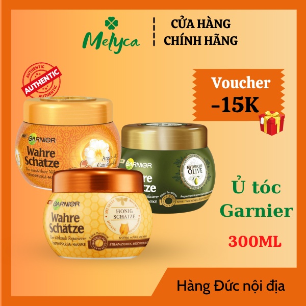 Kem ủ tóc Garnier Wahre Schatze cho tóc kho xơ, hư tổn - Shop Melyca