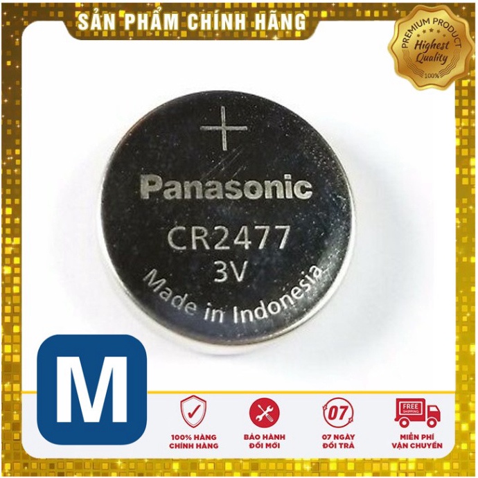 Combo 5 Viên Pin Cr2477 Panasonic Lithium 3V