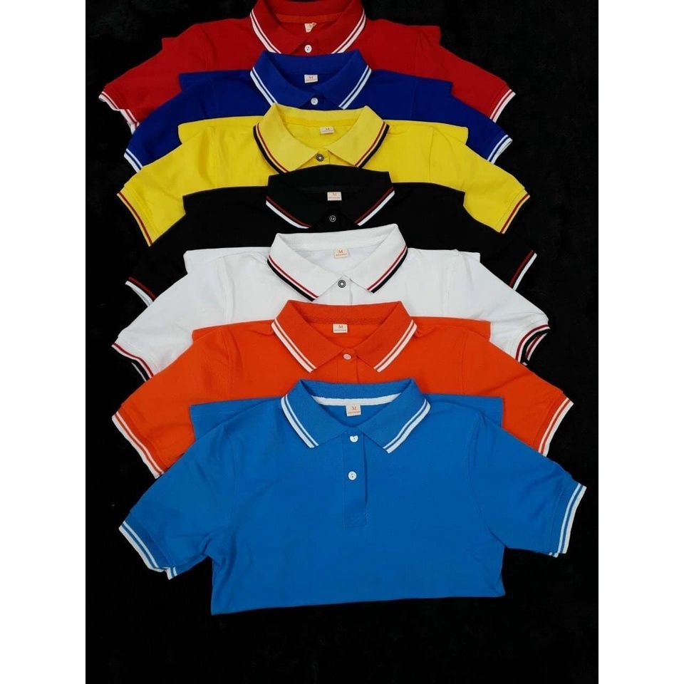 Áo phông polo nam nữ nhiều màu sắc