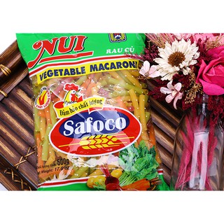 Nui rau củ ống nhỏ safoco 500g