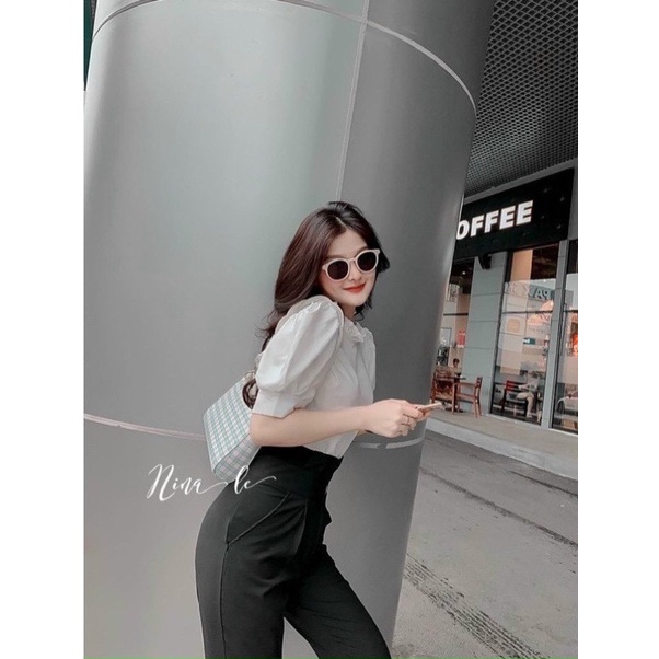 Sét Cổ Bèo Quần Baggy Tây (Bigsize 55kg Đến 100kg (M/L/XL/XXL)