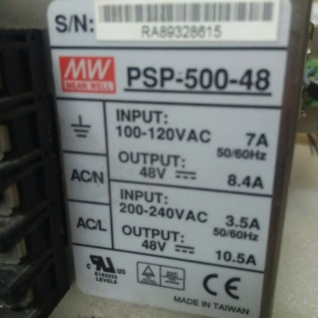 nguồn meanwell psp-500-48V 10A