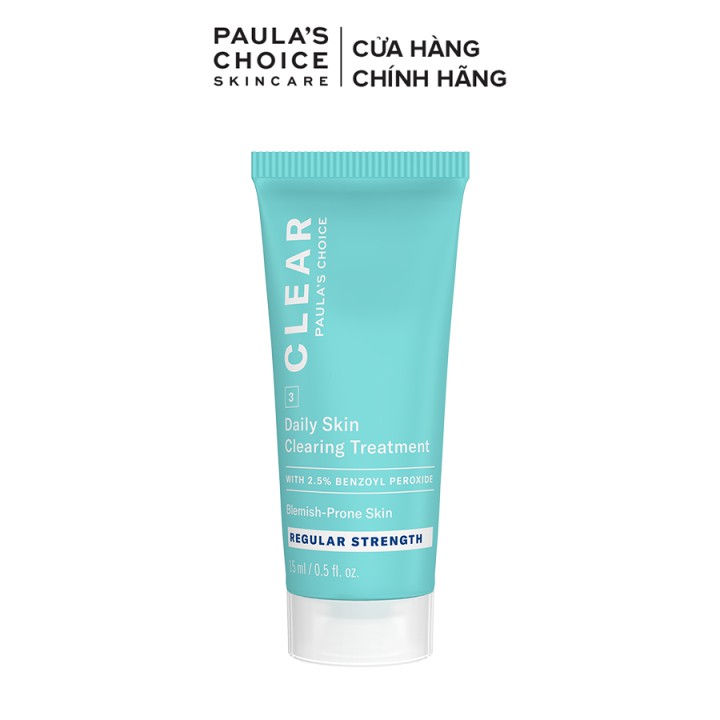 Kem Chấm Mụn Paula's Choice Clear Regular Strength Daily Skin Clearing Treatment 2,5% Benzoyl Peroxide