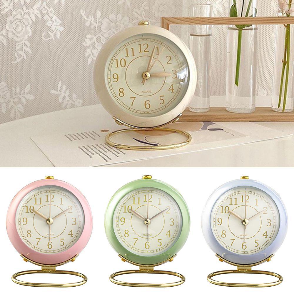 Đồng Hồ Báo Thức Kiêm Đèn Ngủ Mini Dùng Pin KENT1