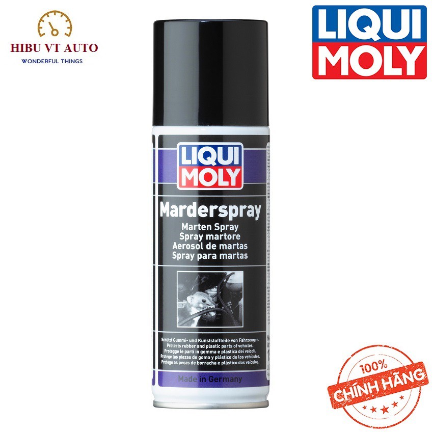 [ Chai Xịt Chống Chuột ] Liqui Moly Marten Spray 1515 200ml tạo màng phủ bảo vệ bề mặt các chi tiết điện, dây điện...