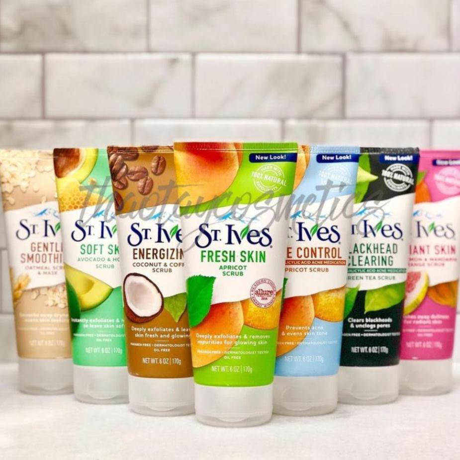 [CHÍNH HÃNG]Tẩy tế bào chết St.Ives Face Scrub dạng hạt của Mỹ chính hãng | BigBuy360 - bigbuy360.vn