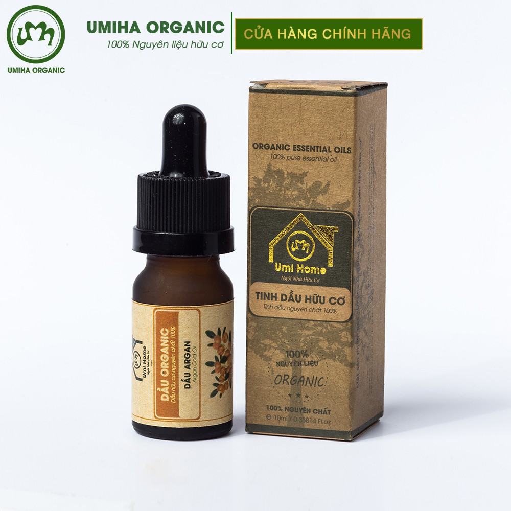 chất lượng tốt Dầu Argan hữu cơ UMIHA nguyên chất | Argan Cold Pressed Oil 100% Organic 10ml