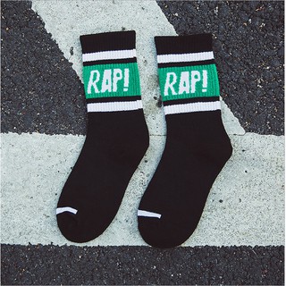 Vớ cổ trung chữ RAP