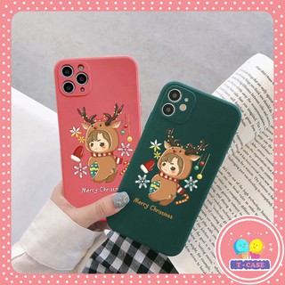 Ốp iphone - Ốp lưng dẻo cạnh vuông Cậu bé tuần lộc 6/6plus/7/8/7plus/8plus/x/xs/xsmax/11/11promax/12