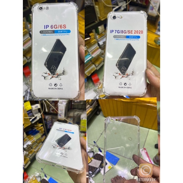 Ốp IPhone 5/5s/5Se, 6/6s/ ,7/8G /6Plus; 7/8 plus dẻo trong chống sốc bảo vệ Camera