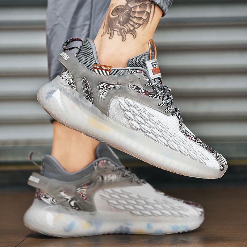 Giày Thể Thao Chạy Bộ Dạng Lưới Thoải Mái Hợp Thời Trang Phong Cách Hàn Quốc Cho Nam