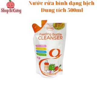 Nước rửa bình sữa Wesser 500ml dạng bịch