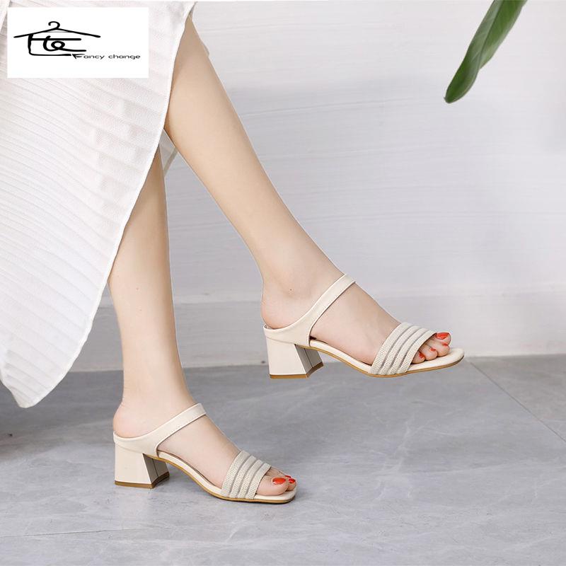 Dép Sandal Phong Cách Phương Tây Thời Trang Mùa Hè Cho Nữ