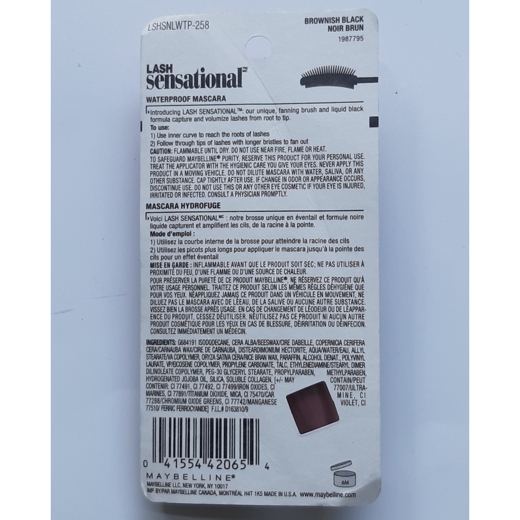 Mascara chống thấm nước làm dày dài tơi mi tự nhiên Lash Sensational  Waterproof | BigBuy360 - bigbuy360.vn