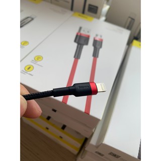 Cáp sạc Lightning, Type-C, USB Micro Baseus Cafule Màu Đen Đỏ