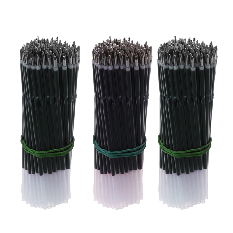 Set 100 ruột bút bi 0.7mm thay thế cho văn phòng