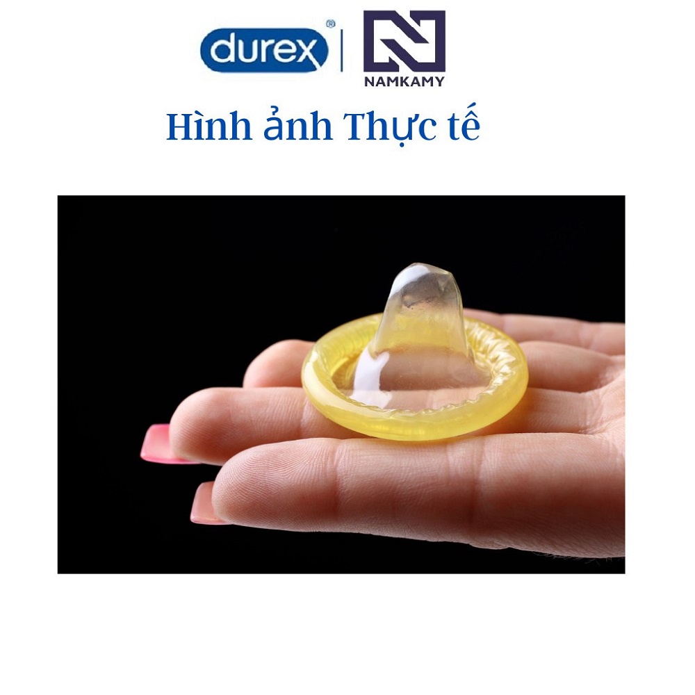 Bao cao su Durex Invisible Extra Thin Extra Sensitive, bao cao su siêu mỏng, bcs chính hãng hộp 10 chiếc NAMKAMY BS40