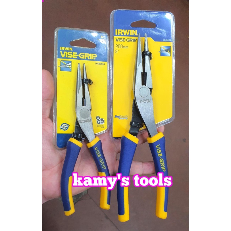 Kìm nhọn 6 inch 8 inch Irwin Vise Grip model 10505503 và 10505504, kềm nhọn