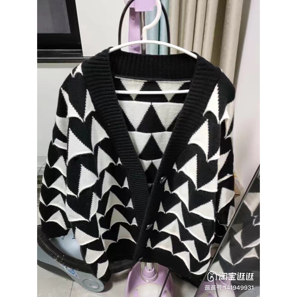 Áo cadigan len ÁO KHOÁC NỮ Cardigan kẻ caro phong cách Hàn Quốc thời trang cho nữ | BigBuy360 - bigbuy360.vn