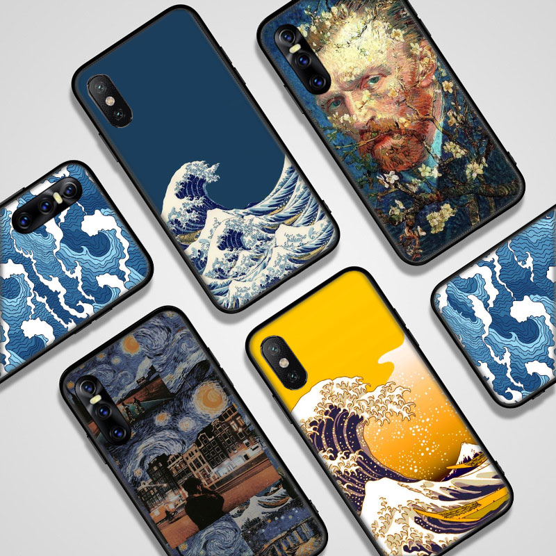 Ốp Lưng Họa Tiết Hình Vẽ Của Van Gogh Thời Trang Cho Redmi S2 Go Note 4x 5 6 7 8 Pro