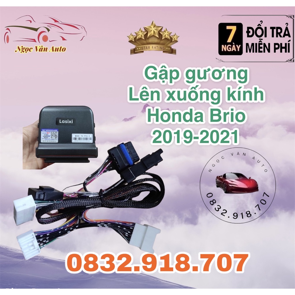 Tự động gập gương lên xuống kính Honda Brio 2019 - 2021 Hãng Lasixi