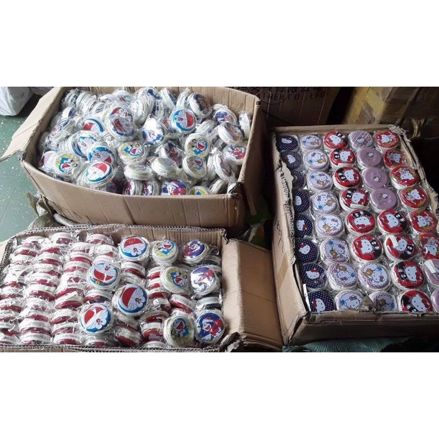 [Freeship toàn quốc từ 50k] HỘP ĐA NĂNG BẰNG NHÔM CÓ 2 HÌNH KITTY VÀ ĐÔRÊMON