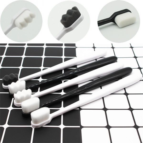 Bàn Chải Đánh Răng Than Hoạt Tính Sợi Lông Nano Siêu Nhỏ Cho Răng Nhạy Cảm