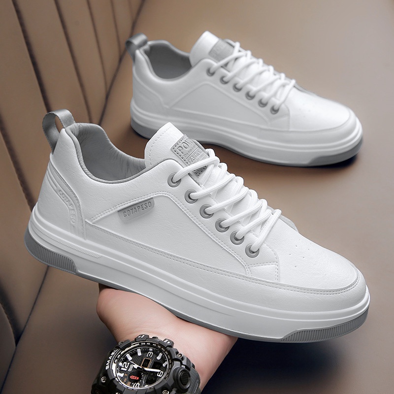 Giày da trơn nam Cota đế bằng, Sneaker nam kiểu dáng basic đi làm, đi học | BigBuy360 - bigbuy360.vn