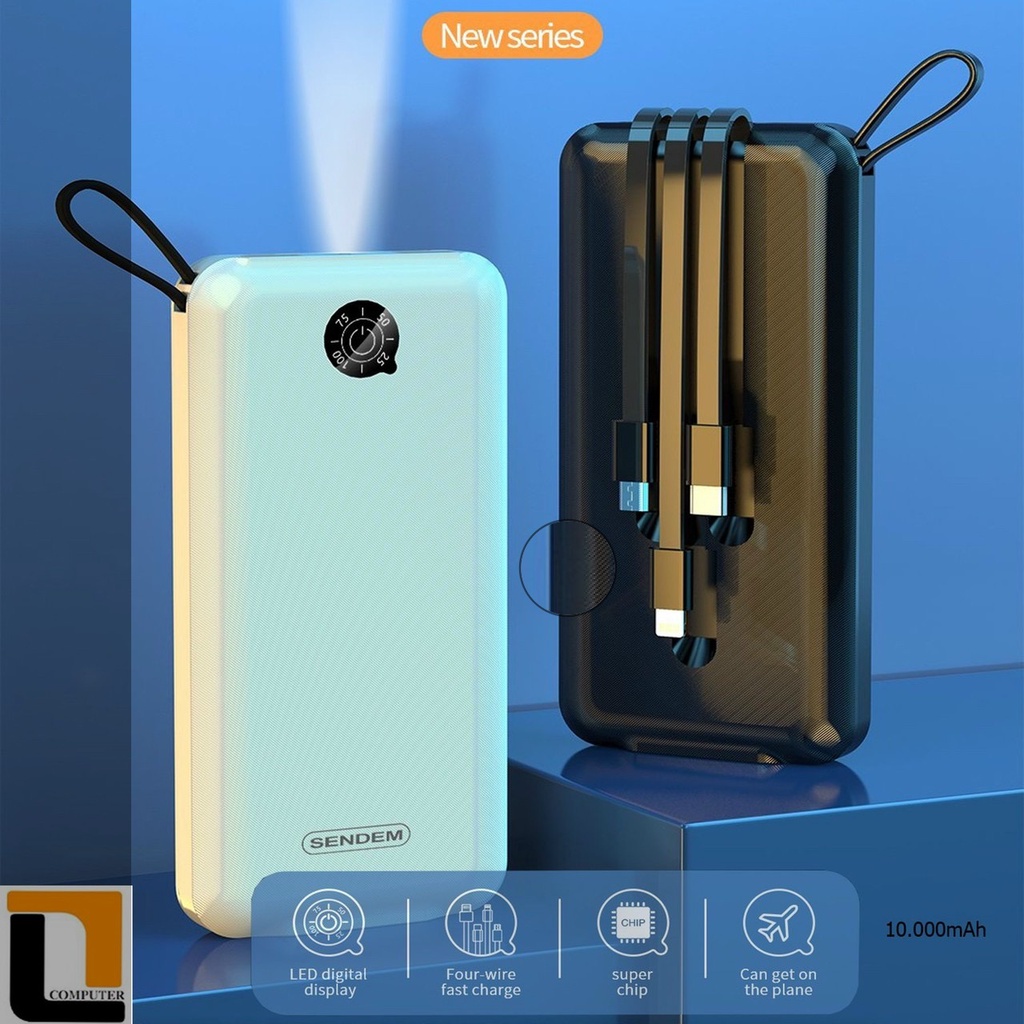 SẠC DỰ PHÒNG SENDEM 10.000 MAH/20.000MAH