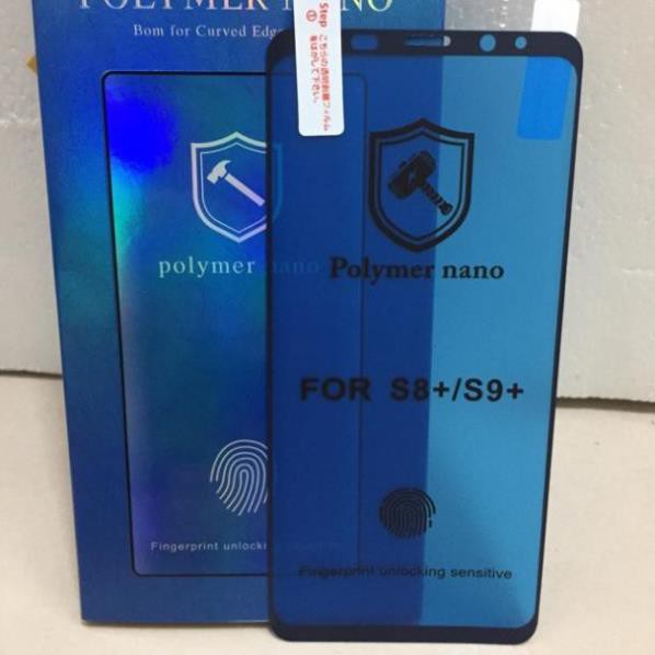 Dán dẻo Polymer Nano Galaxy S8+/S9+ có cảm biến vân tay